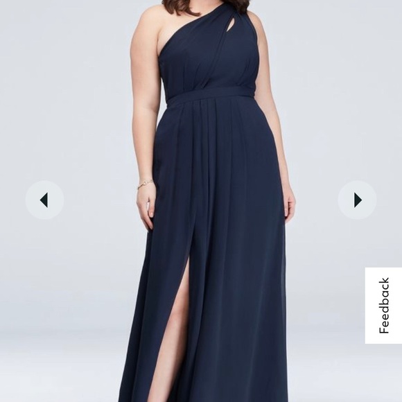 Wine Colored Bridesmaid Dress - Picture 2 of 3